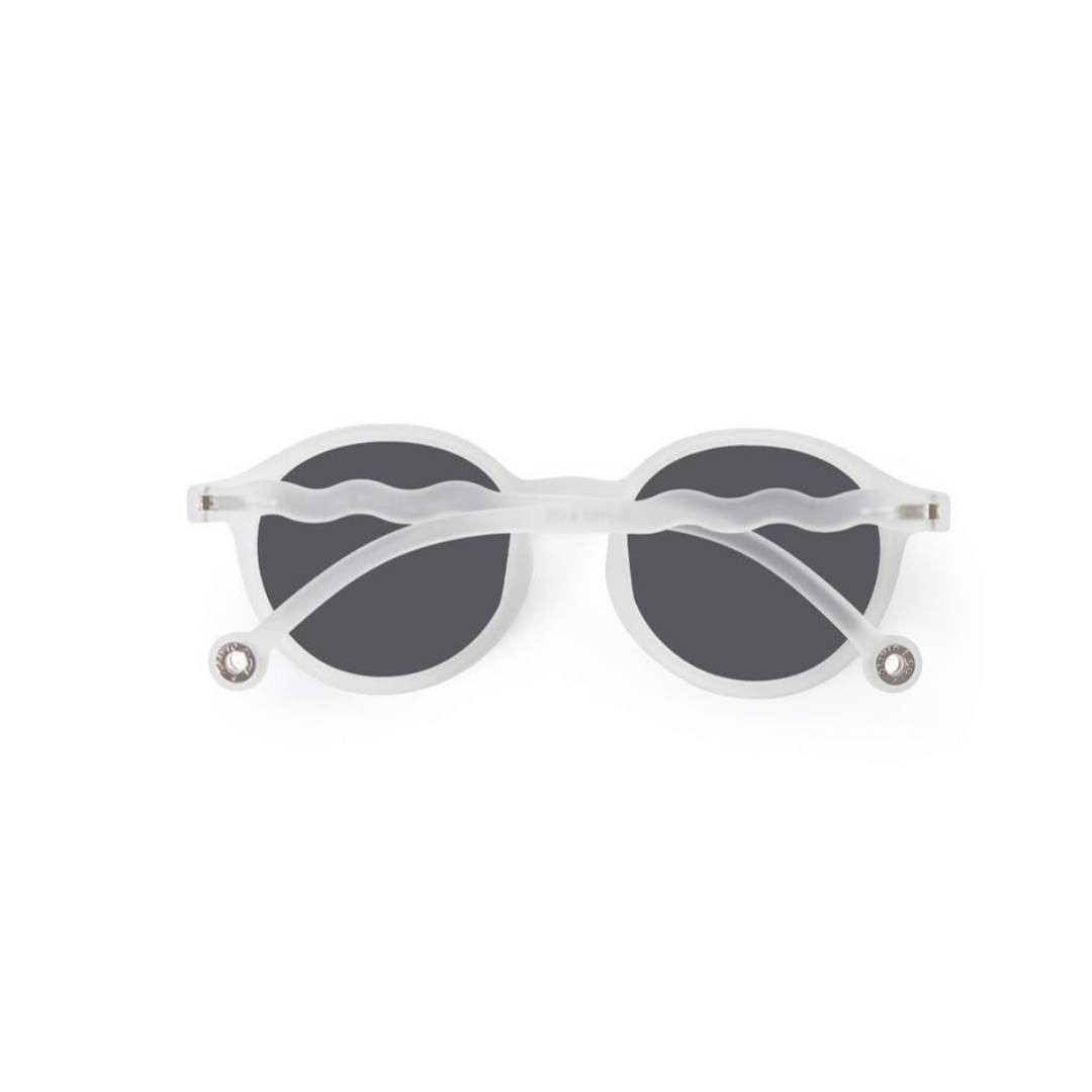 Junior Oval Sunglasses Jellyfish White