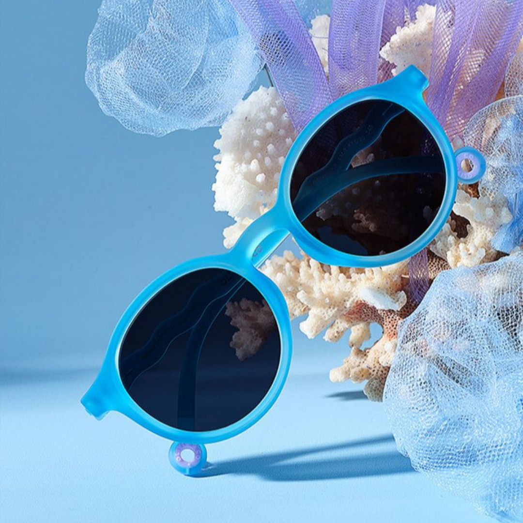 Junior Oval Sunglasses Reef Blue