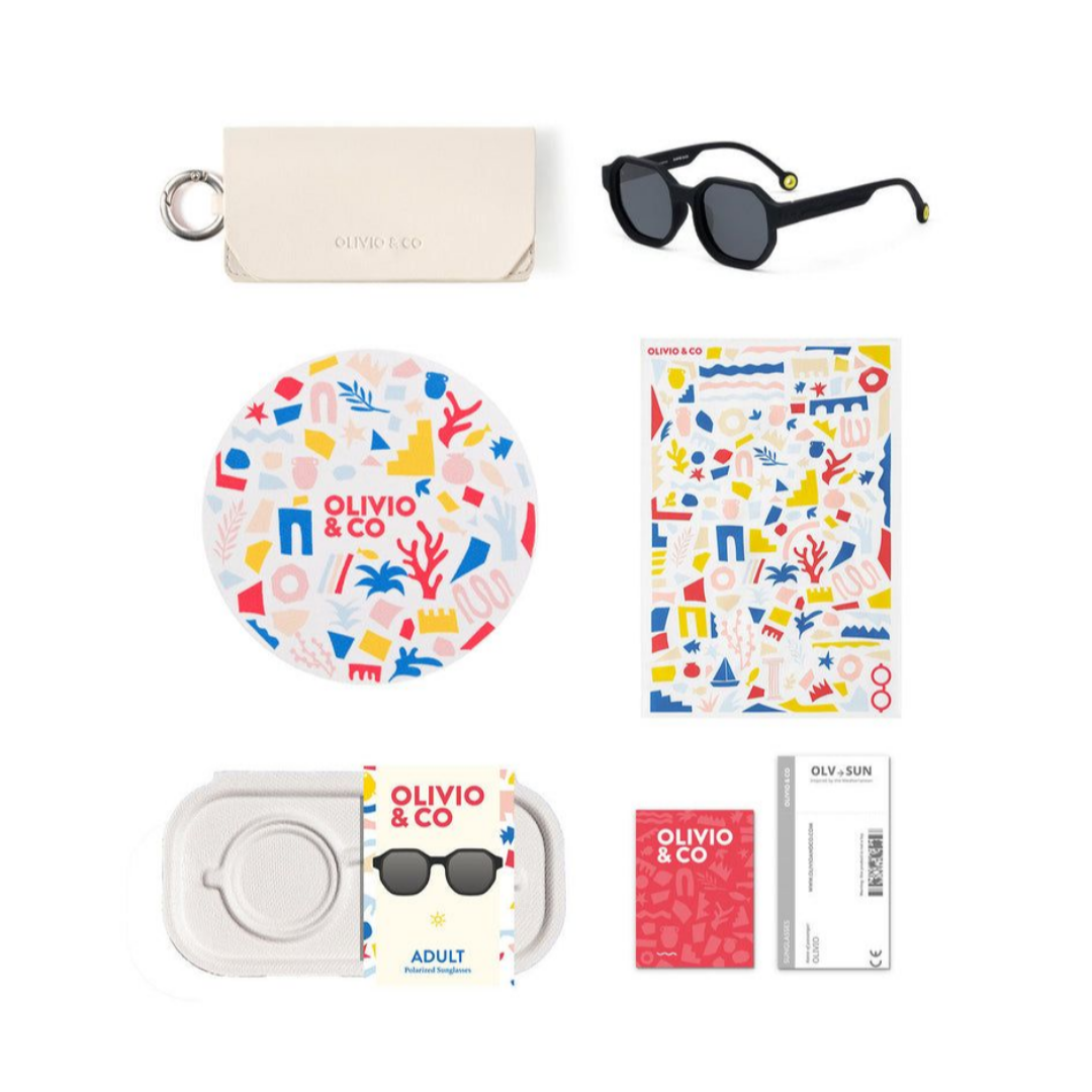 Teen & Adult D Sunglasses Squid Black