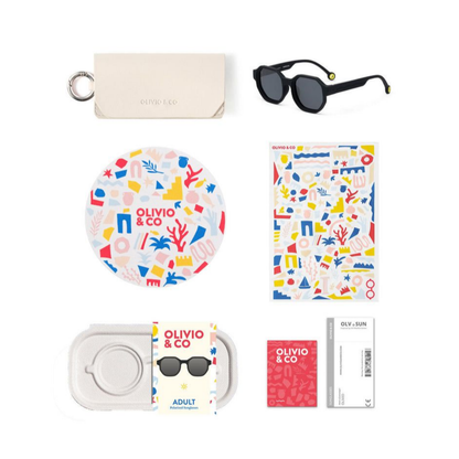 Teen & Adult D Sunglasses Squid Black