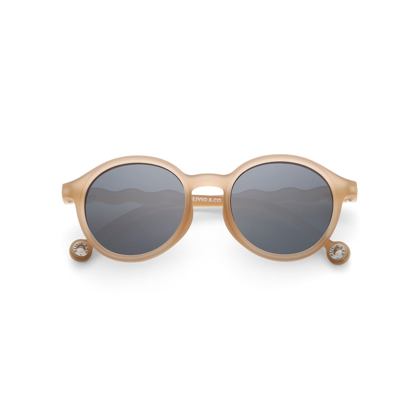 Teen & Adult Oval Sunglasses Sand Beige