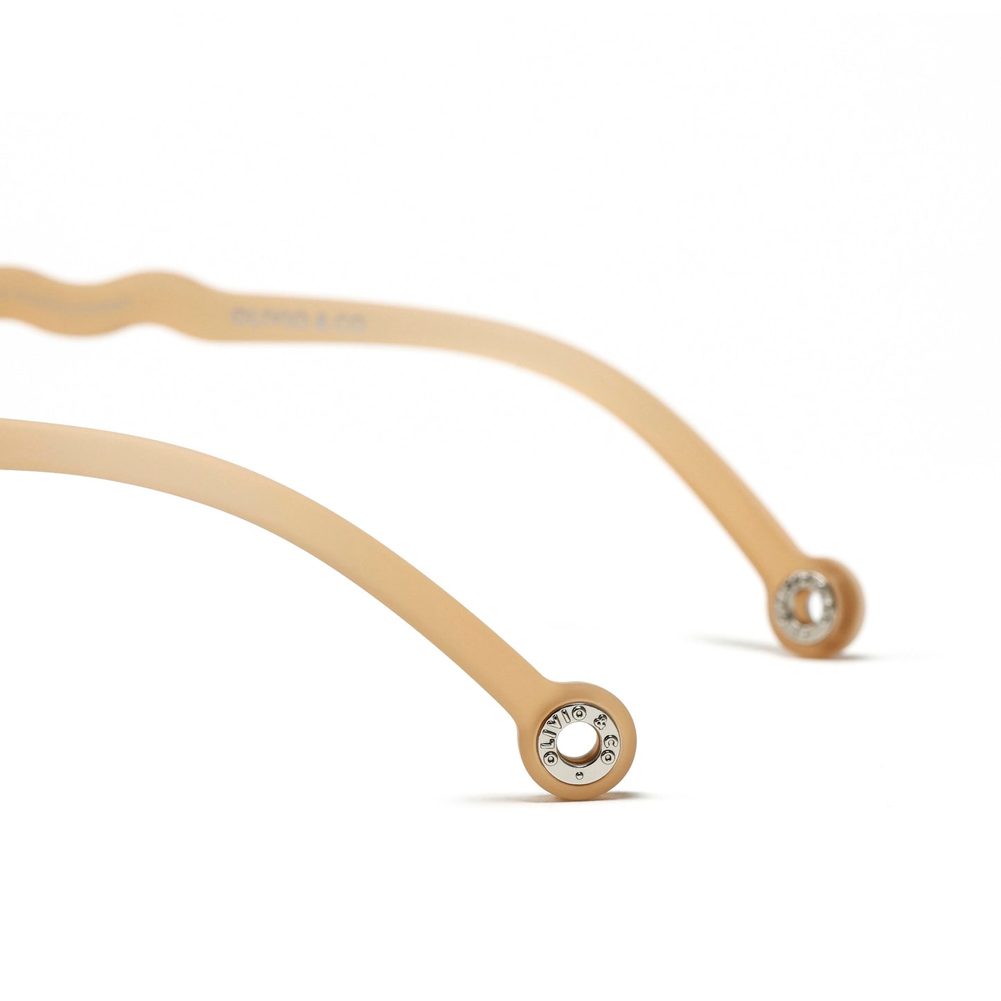 Teen & Adult Oval Sunglasses Sand Beige