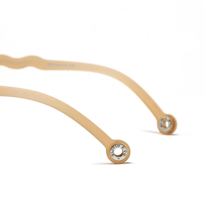 Teen & Adult Oval Sunglasses Sand Beige