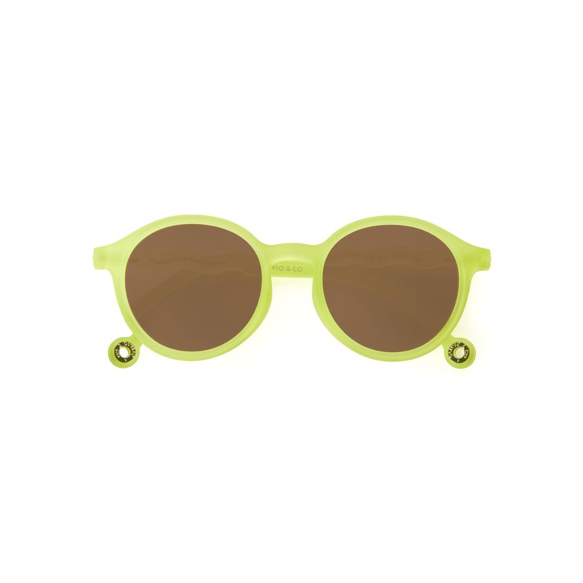 Teen & Adult Oval Sunglasses Lime Green