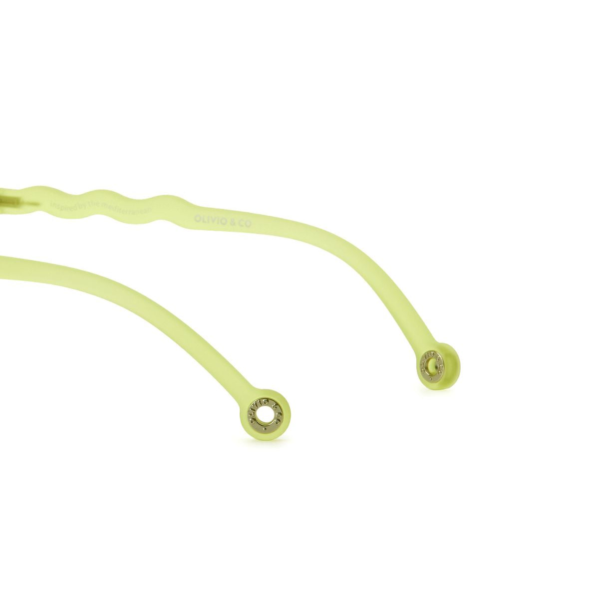 Teen & Adult Oval Sunglasses Lime Green